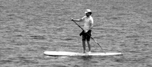 Préserver sa santé en faisant du paddle gonflable.
