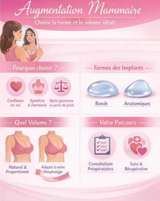 forme volume implant mammaire